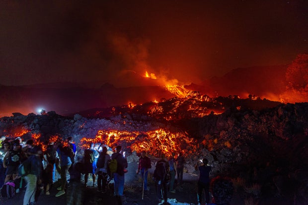 Mount Etna's eruptive activity continues