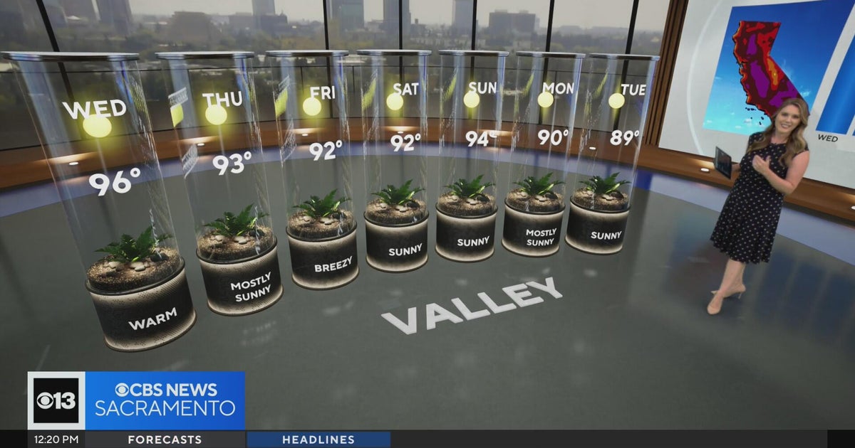Wednesday afternoon weather forecast - Aug. 19, 2026