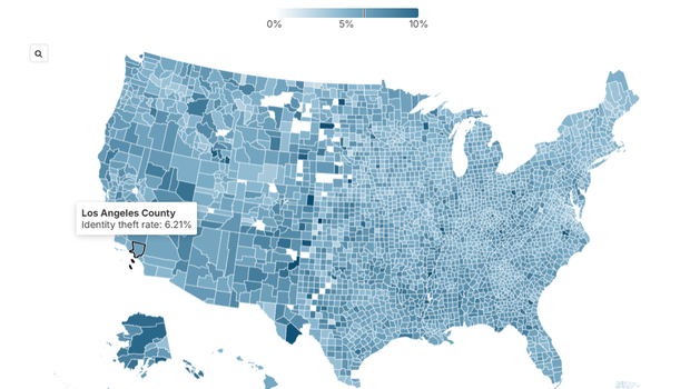 Identity theft rate in Los Angeles County surpasses national median, new report shows