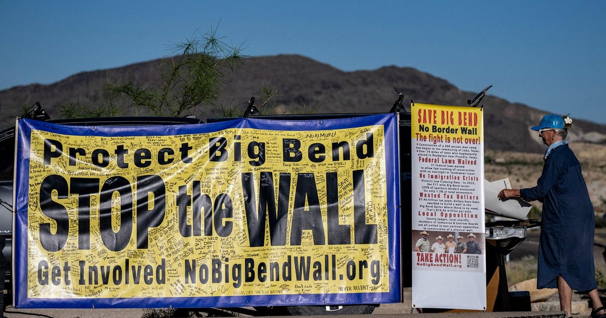 Trump pauses border wall construction in Texas' Big Bend National Park amid Abbott pushback