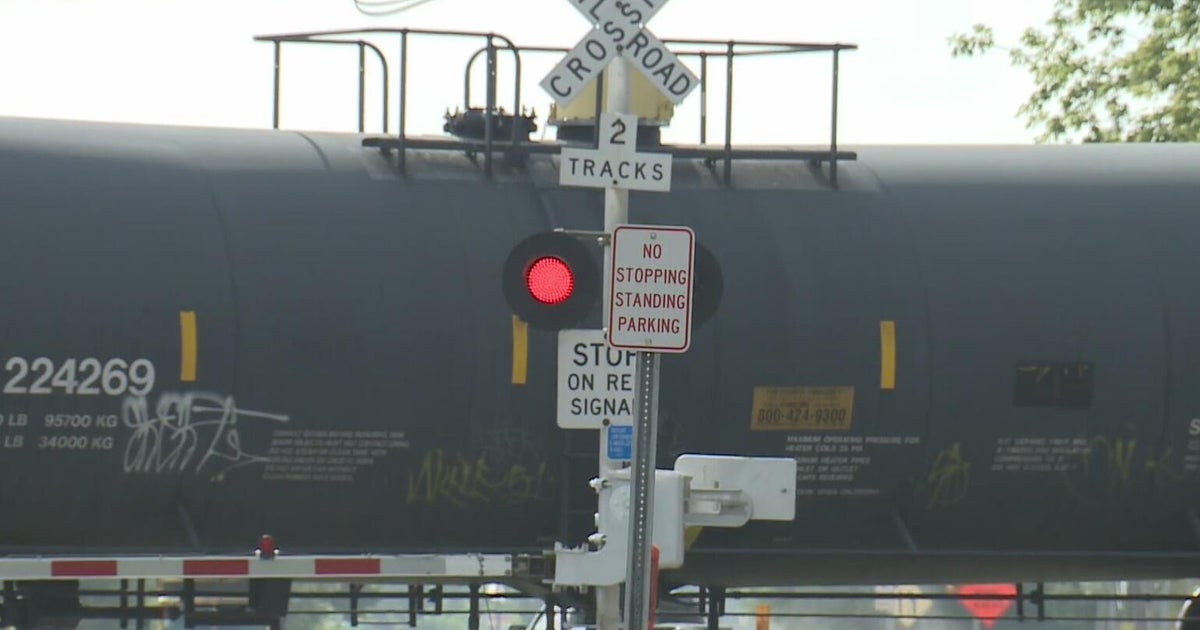 Train moved after blocking roads for more than a day in Canton Township