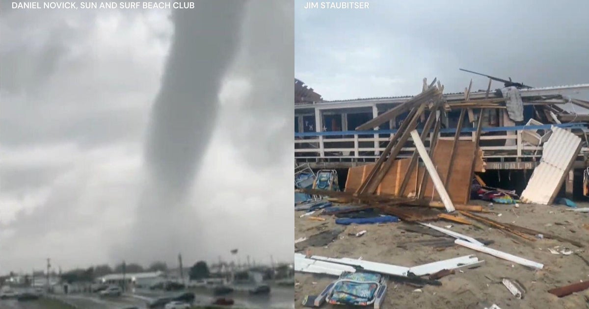 Tornado destroys beach club on Long Island