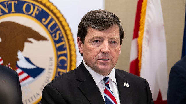 Ed Martin speaks during a press conference on May 13, 2025, in Washington, D.C. 