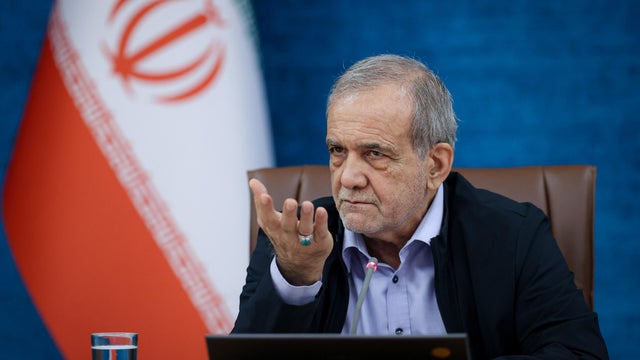 Iranian President Masoud Pezeshkian 