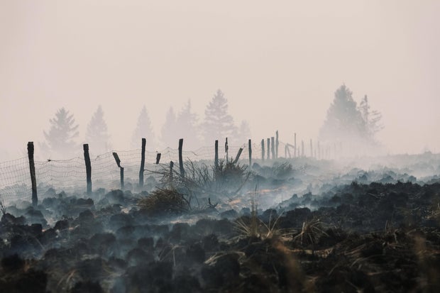European wildfires expose, detonate buried explosives from past wars