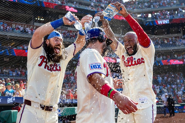 Brandon Marsh,Bryan De La Cruz,Kyle Schwarber 