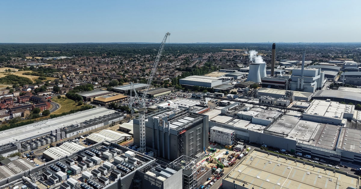 A massive data center hub is likely heating up a town outside London