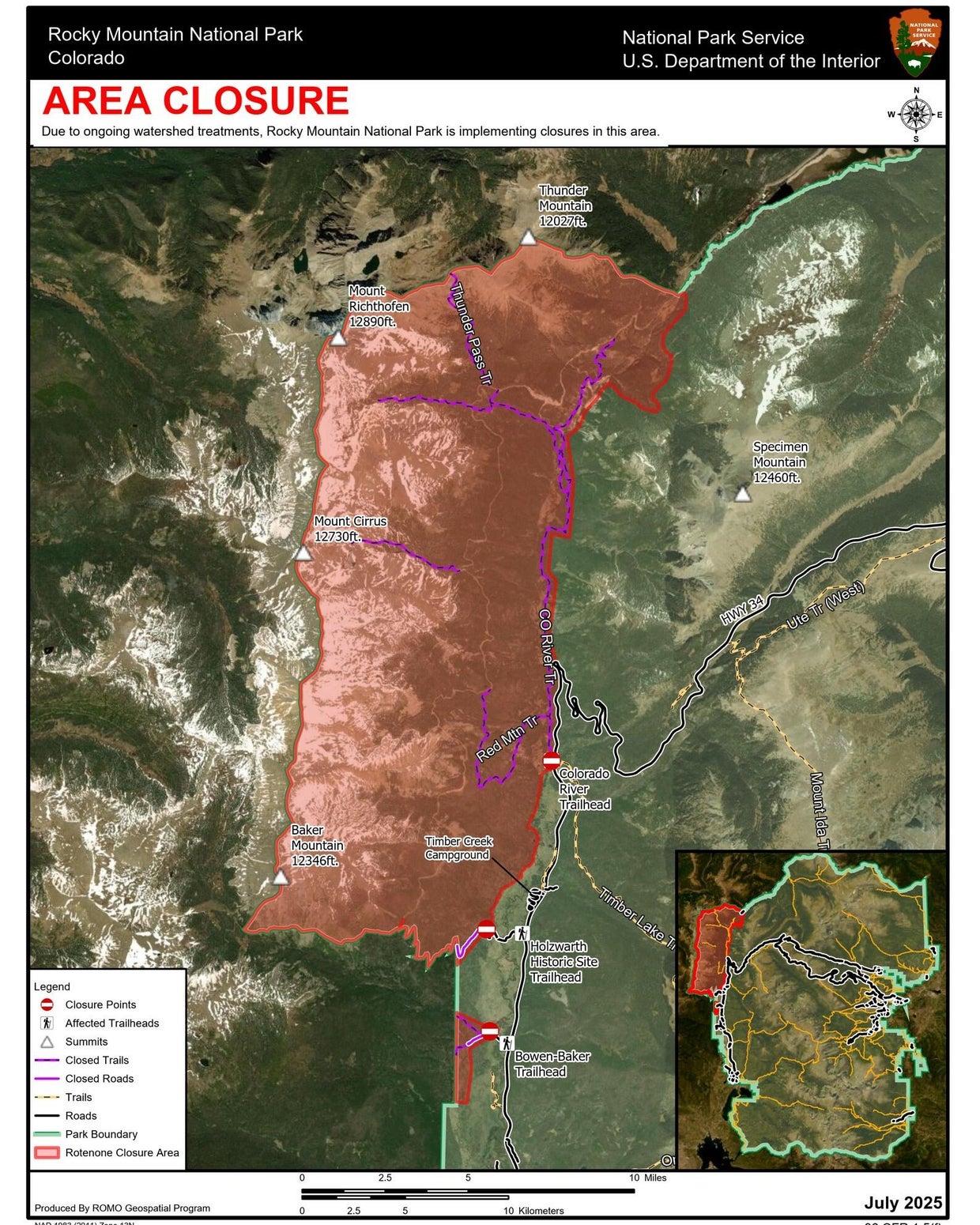 Rocky Mountain National Park removing one species of trout in order to ...