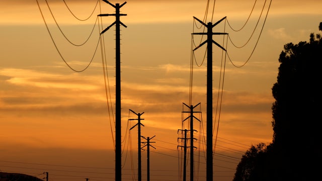 Southern California Edison Power Lines In Ventura County 
