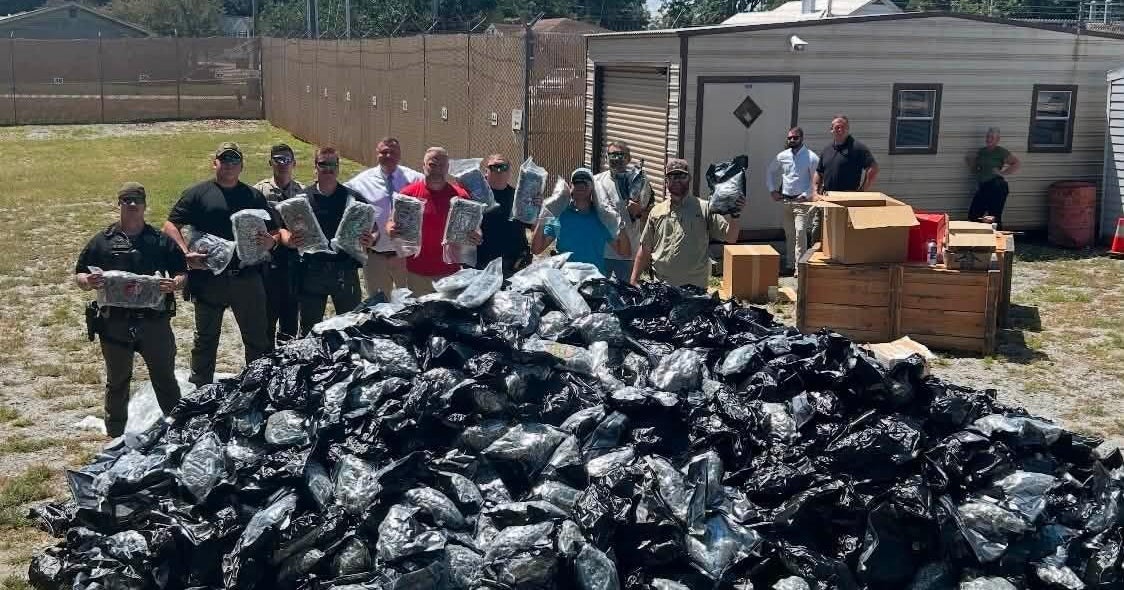 Georgia authorities intercept 1,800-pound marijuana shipment from California; sheriff warns of growing illegal market