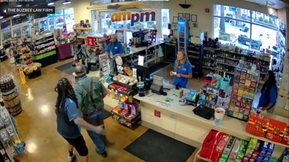 Amazon driver strikes 71-year-old man in Northern California gas station in newly released video