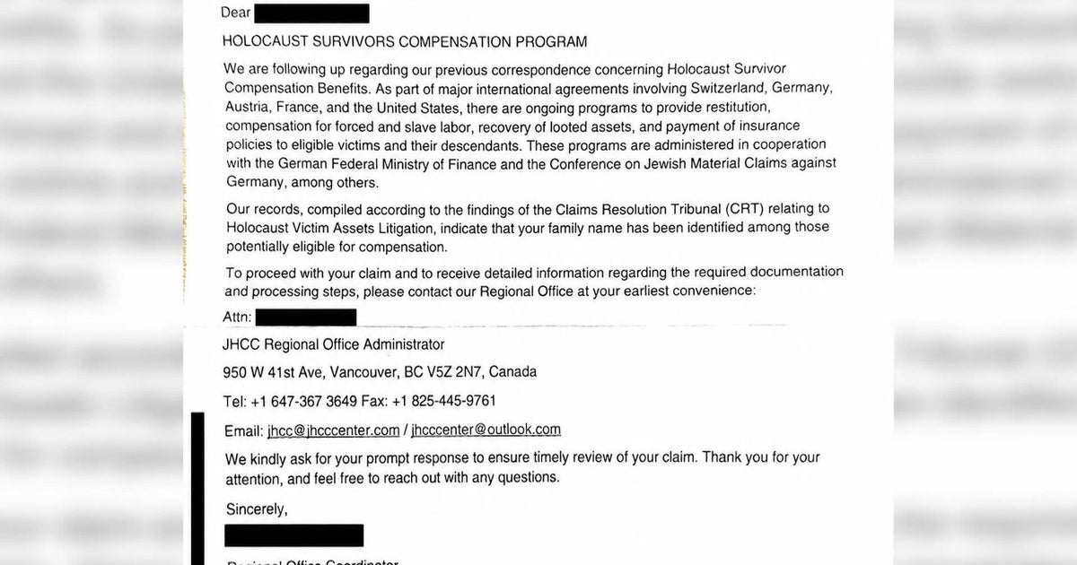 New York Holocaust survivors and families being warned of potential fraud