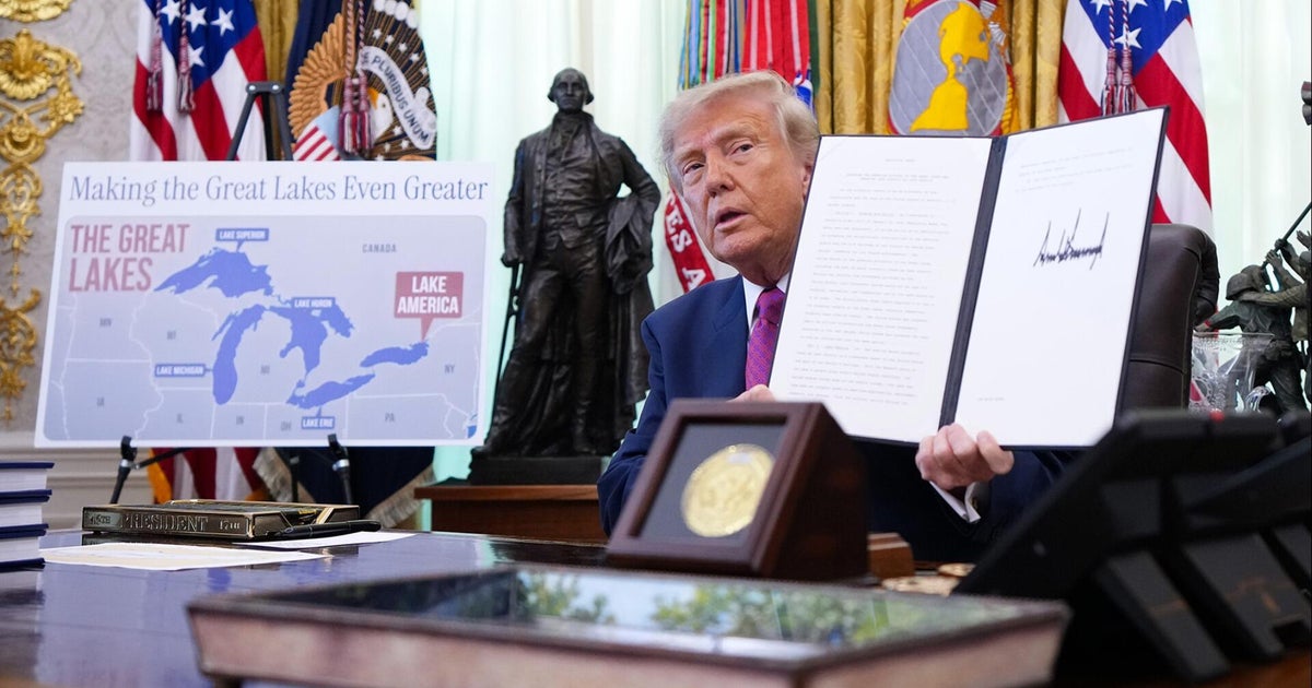 What Trump's renaming of Lake Ontario to "Lake America" means in practice