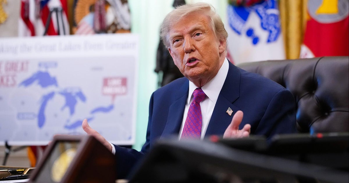 Watch: Trump signs executive order to rename Lake Ontario to "Lake America"