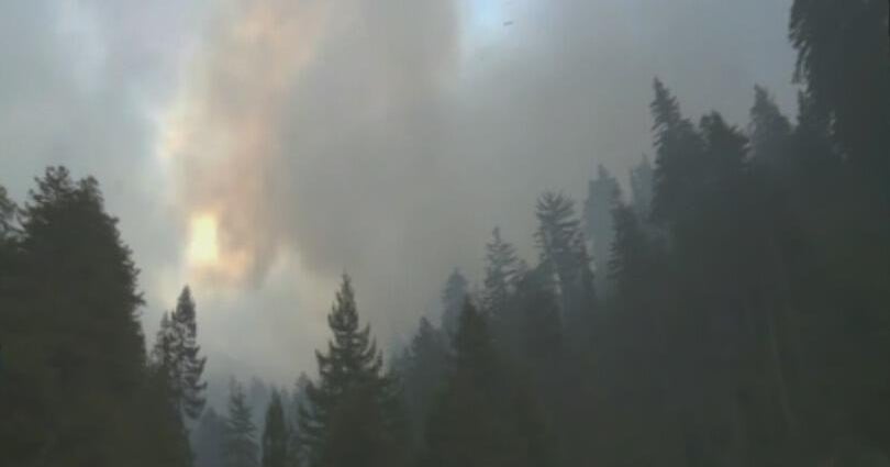 Red flag warning issued for areas of Central Coast, Santa Cruz Mountains