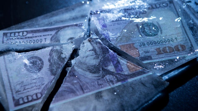 Dollar frozen 