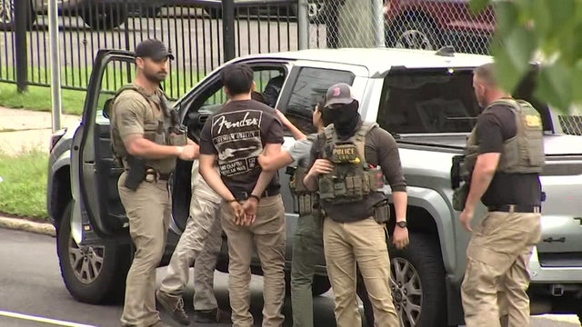 Individual taken into ICE custody on street 