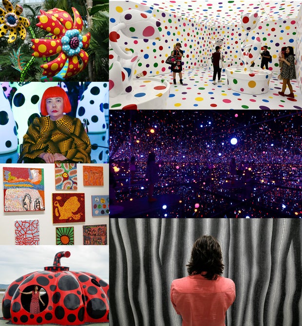 Yayoi Kusama "I Who Have Arrived In Heaven" Exhibition - Press Preview 