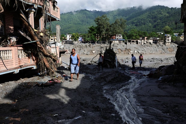 Aftermath of devastating floods in Nepal 