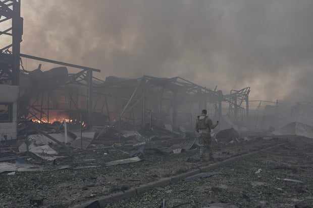 Aerial Attack On Kyiv 