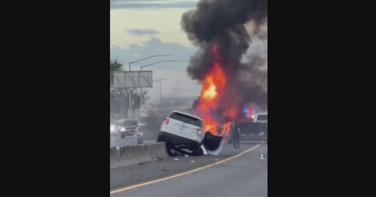 Video shows fiery crash on I-80 near Loomis