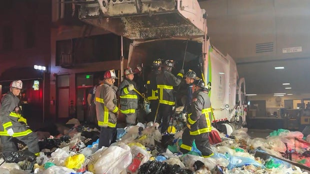 San Francisco garbage truck rescue 