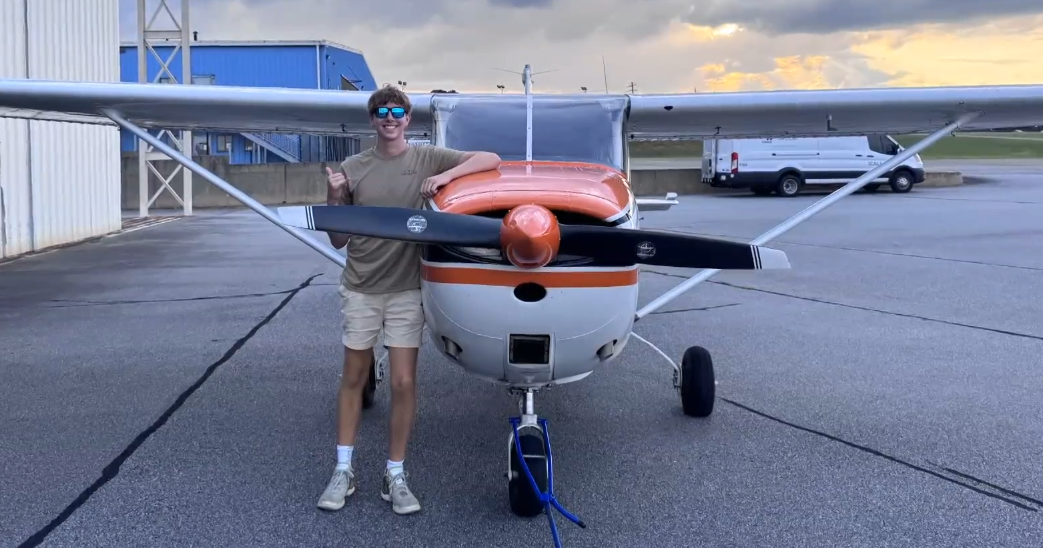 After beating rare cancer, Georgia man continues dream of flying