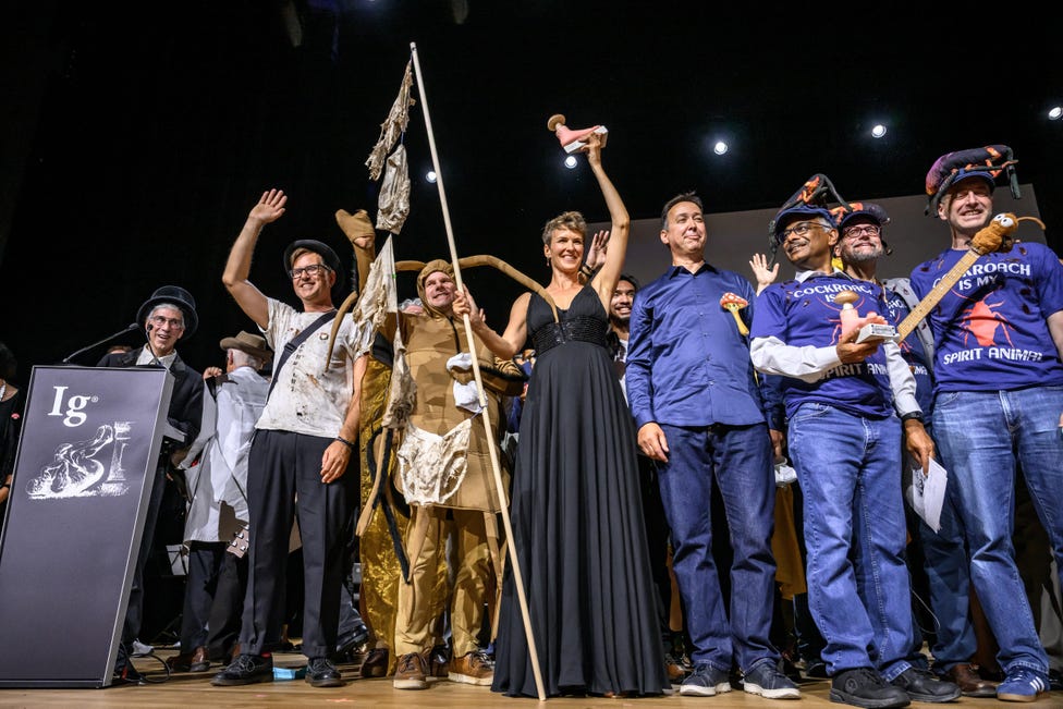 Ig Nobel prizes go to scientists studying cockroach milk, nose-blowing, more