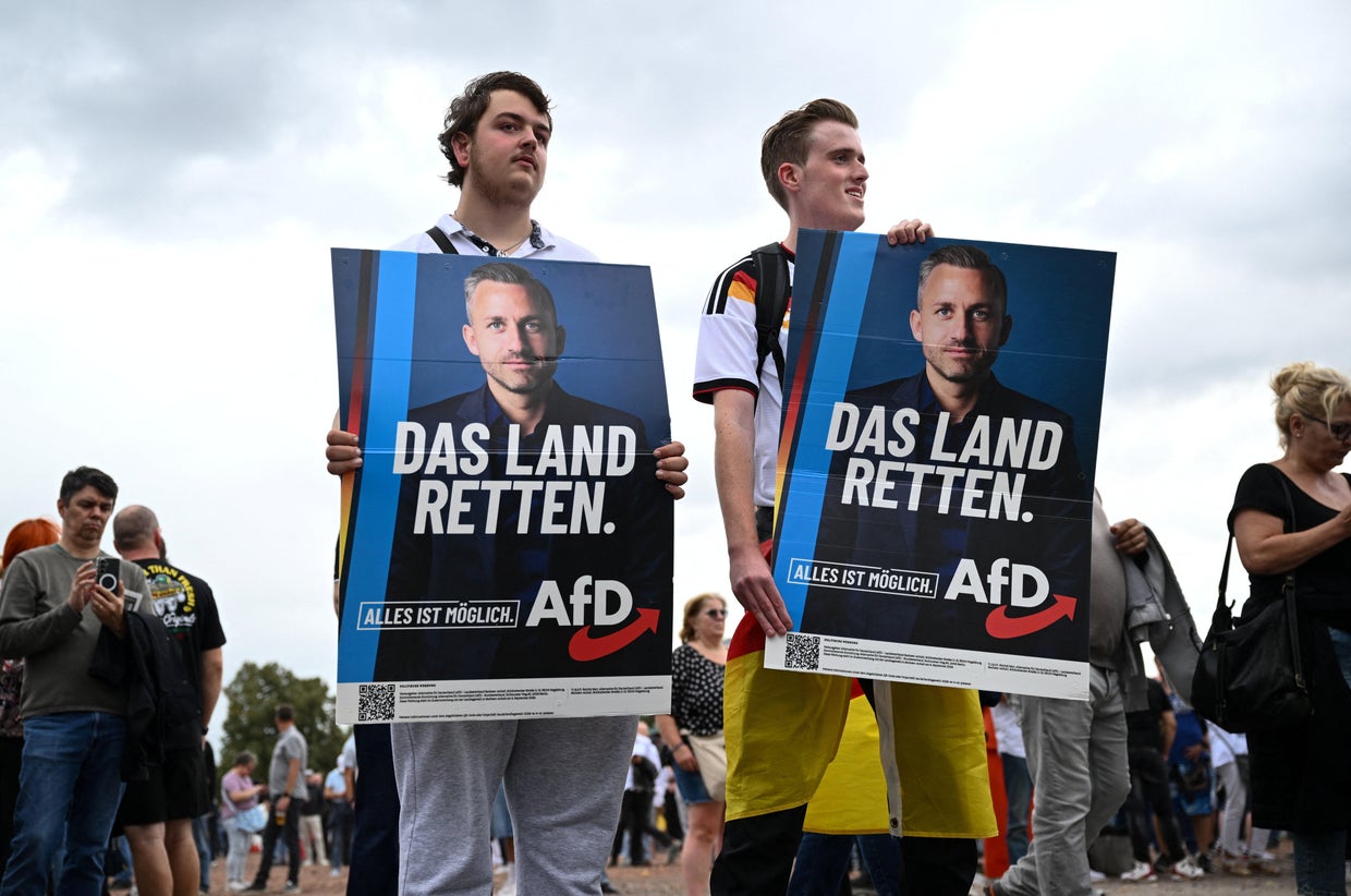 AfD holds strong lead in bid to become Germany's first far-right party ...