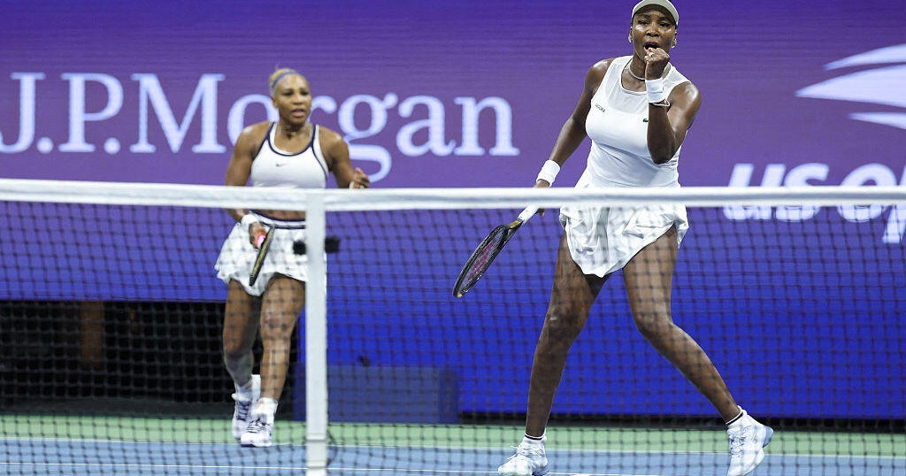 Serena and Venus Williams fall in thriller return to U.S. Open women’s doubles
