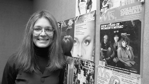 Gloria Steinem at Ms. magazine 