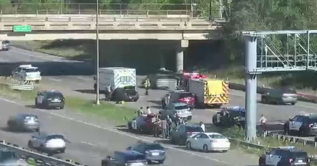 Minneapolis police are investigating a shooting that took place in I-94