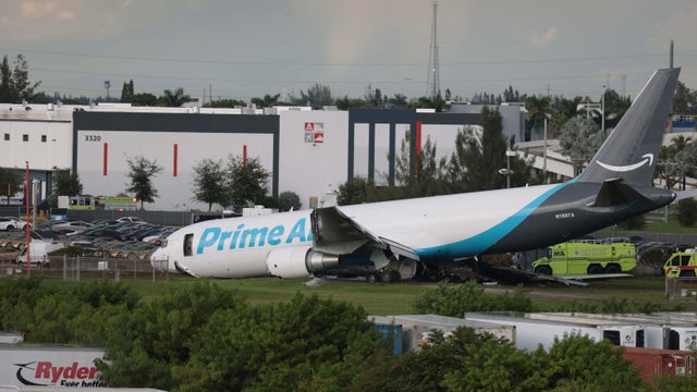 Amazon Cargo Plane Crashes At Miami International Airport 