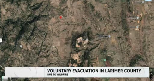 Voluntary evacuations ordered for wildfire in Larimer County