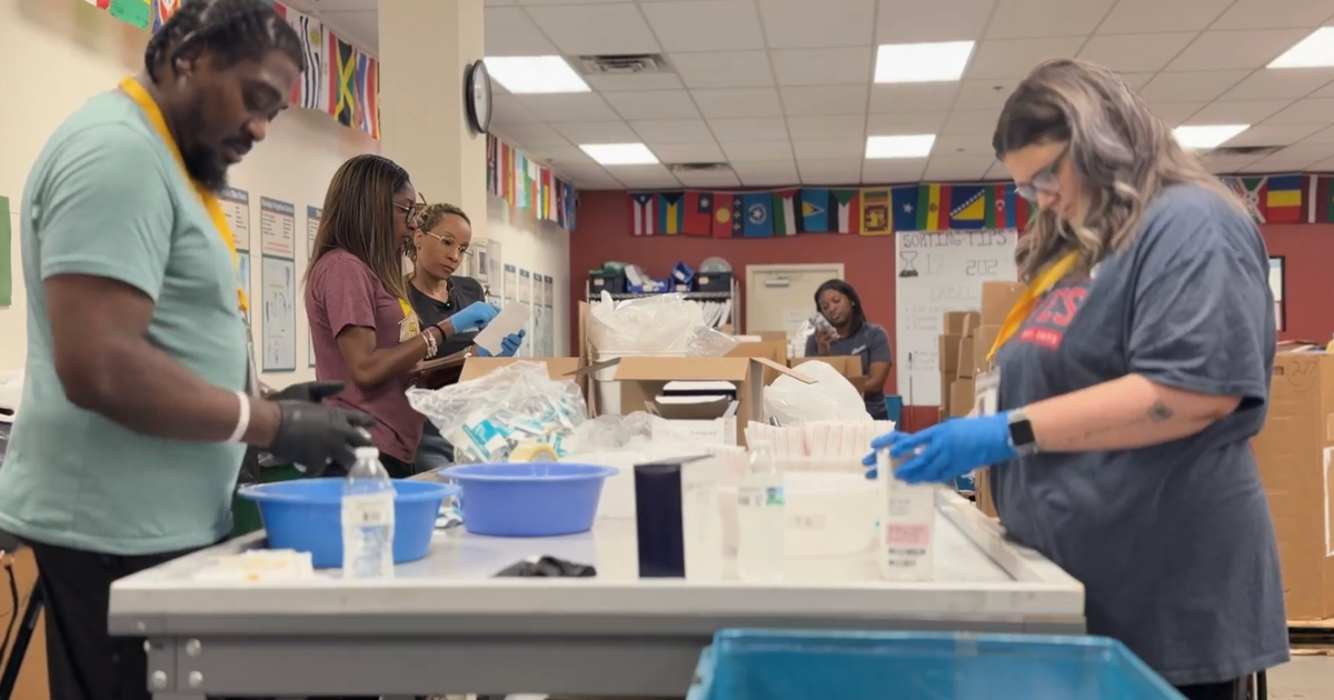 cbsnews.com - Jamal  Goss - MedShare volunteers turn surplus medical supplies into lifelines for patients around the world