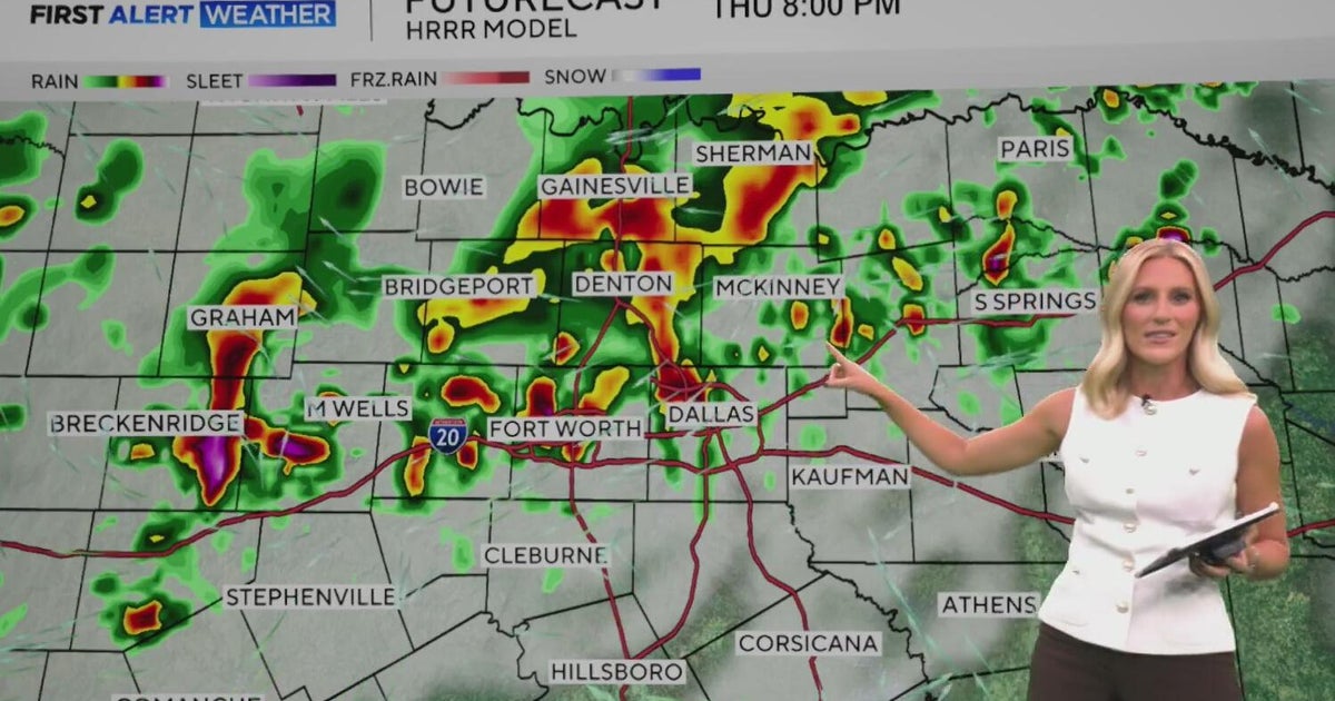 DFW may see rain Thursday evening