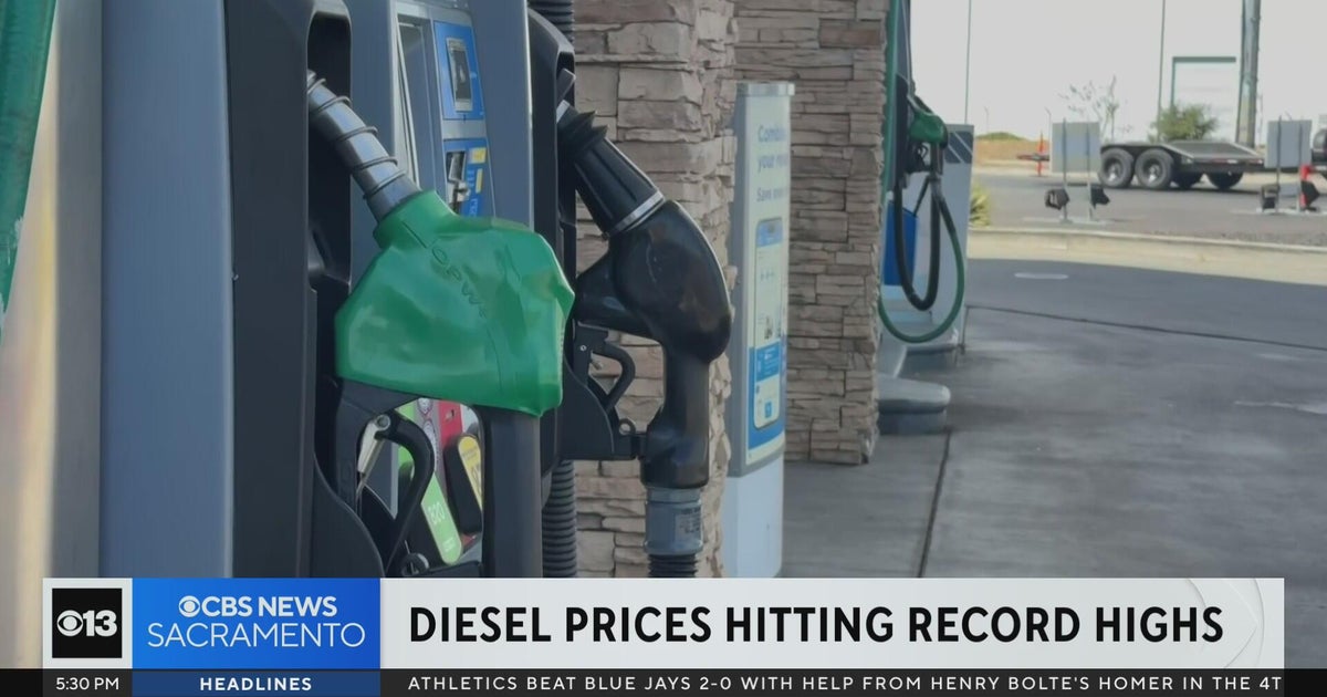 California diesel fuel prices hit record highs