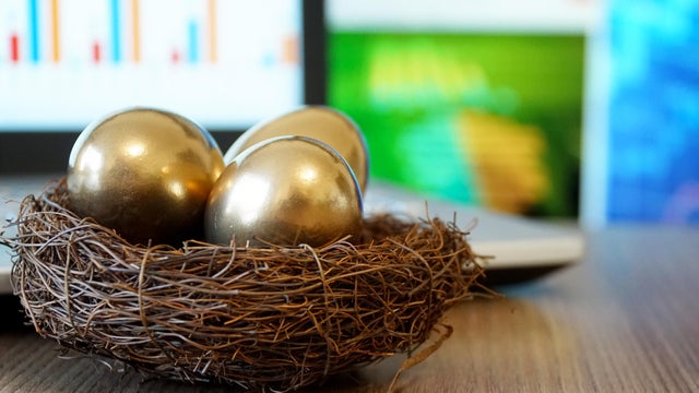 Golden Eggs. Making Money and Successful Investment. 