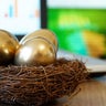 Golden Eggs. Making Money and Successful Investment. 