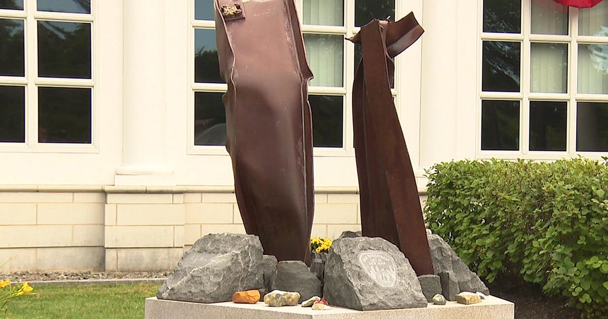 Steel from Twin Towers displayed in powerful Massachusetts 9/11 memorials