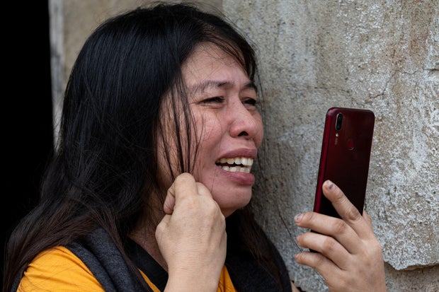 Relatives wait for updates as search and rescue operations continue following MV June Aster ferry fire