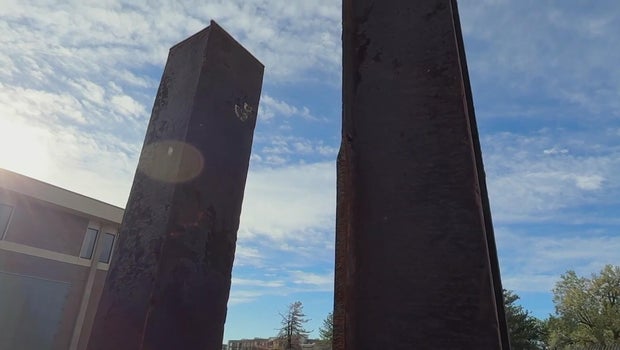 United Airlines installs 9/11 memorial at Denver headquarters in memory of 18 employees killed 25 years ago