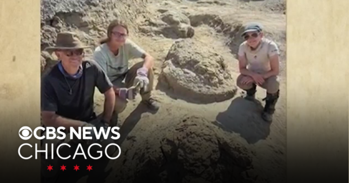 Photos released of first-ever trackway from adult T-Rex found in North Dakota