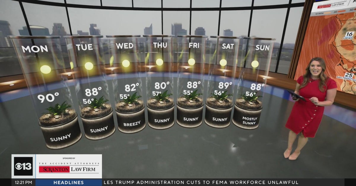 Monday afternoon Northern California weather forecast - Sept. 14, 2026