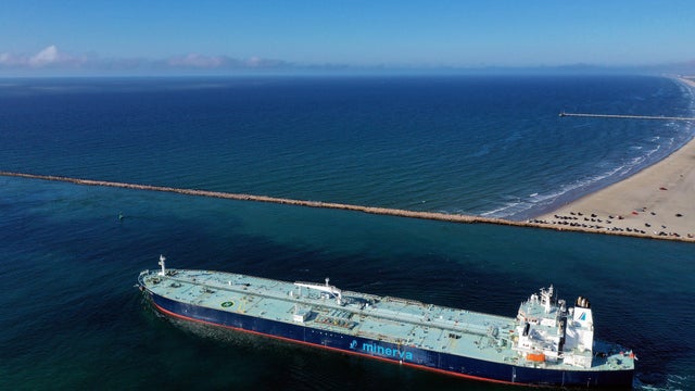 Views Of Tanker Ships Carrying US Petroleum Exports 
