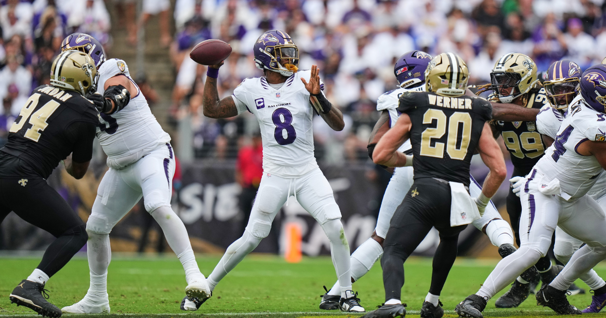 Baltimore Ravens lose to New Orleans Saints 24-17 in their home opener