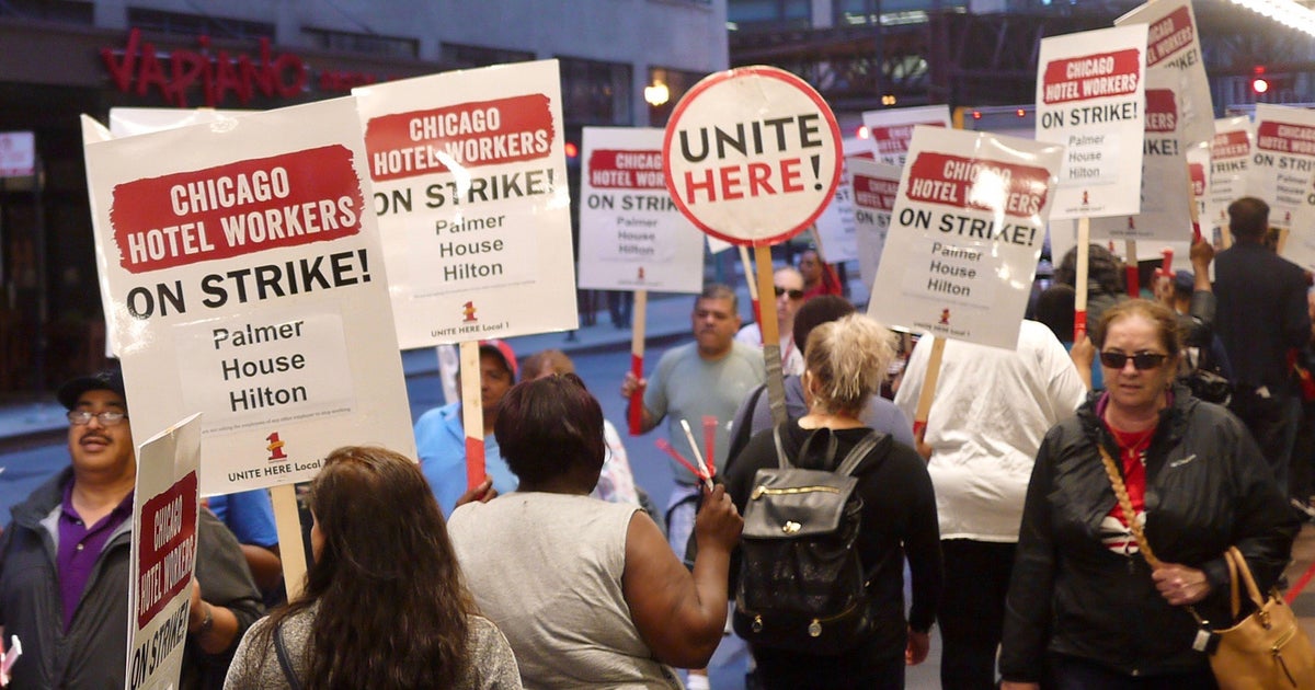 cbsnews.com - Todd  Feurer - Thousands of downtown Chicago hotel workers vote to authorize strike