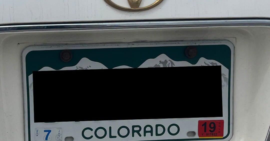 Colorado deputies crack down on expired license plates - CBS Colorado