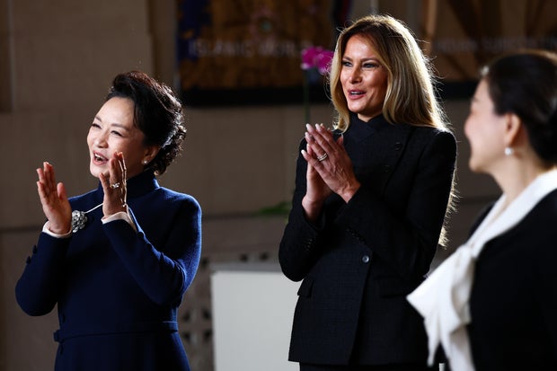 First Lady Melania Trump And Madame Peng Liyuan Participate In A Cultural Visit To Smithsonian National Museum Of Asian Art
