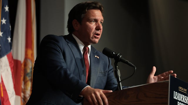 Florida Governor Ron DeSantis And Florida Gubernatorial Candidate Byron Donalds Speak at FL GOP Leadership Forum In Tampa 